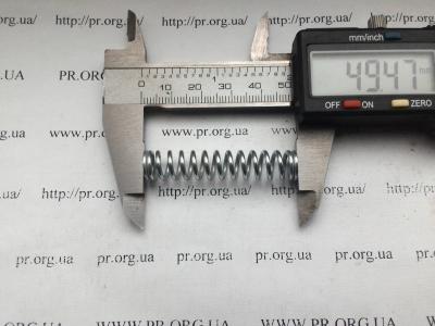 Пружина стиснення 1,5 х 9,8 х 49,5 (Артикул: S4201)