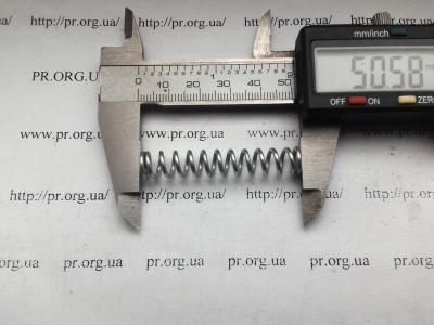 Пружина сжатия 1,4 х 8,8 х 50,6 (Артикул: S4216)