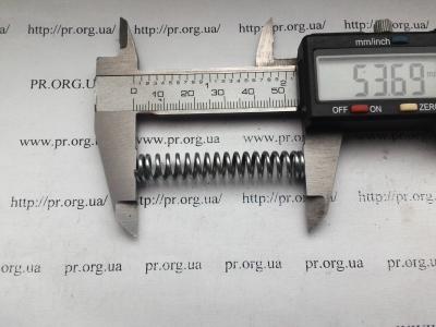 Пружина сжатия 1,4 х 8,9 х 53,5 (Артикул: S4219)