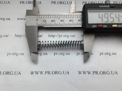 Пружина сжатия 1,2 х 7,9 х 49,5 (Артикул: S4233)