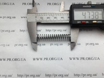 Пружина стиснення 1,2 х 8 х 47,5 (Артикул: S4235)