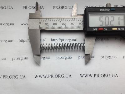 Пружина стиснення 1,2 х 8 х 50 (Артикул: S4236)