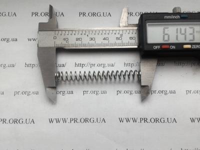 Пружина сжатия 1 х 7,7 х 61,5 (Артикул: S4242)