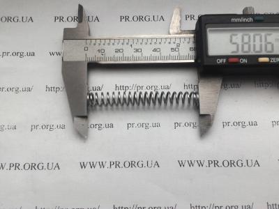 Пружина сжатия 1 х 7,8 х 58 (Артикул: S4244)