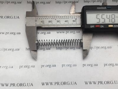 Пружина стиснення 1 х 8 х 55,5 (Артикул: S4250)