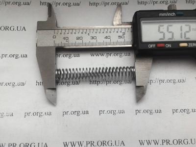 Пружина сжатия 1 х 8 х 55 (Артикул: S4252)