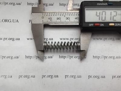 Пружина стиснення 1,6 х 9,6 х 40 (Артикул: S4264)