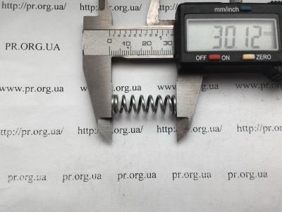 Пружина стиснення 1,3 х 9,3 х 30 (Артикул: S4271)