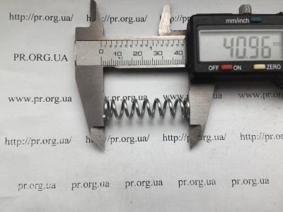 Пружина сжатия 1,5 х 10 х 41 (Артикул: S4279)