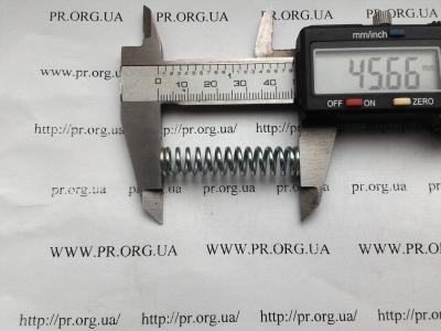 Пружина сжатия 1,5 х 9,9 х 45,5 (Артикул: S4282)