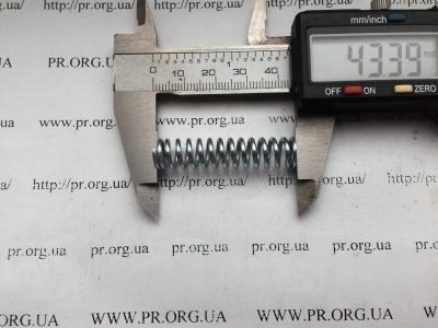 Пружина сжатия 1,5 х 9,9 х 43,5 (Артикул: S4286)