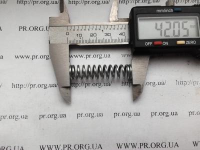 Пружина стиснення 1,5 х 10 х 42 (Артикул: S4287)