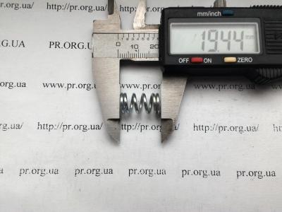 Пружина стиснення 1,5 х 10 х 19,5 (Артикул: S4295)
