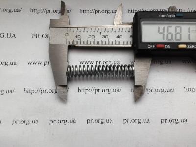 Пружина сжатия 1,4 х 9 х 46,8 (Артикул: S4302)