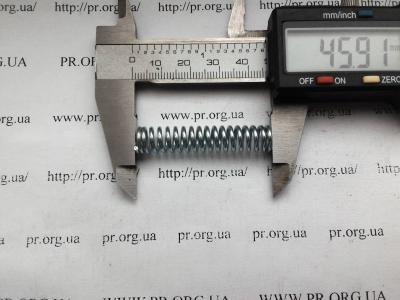 Пружина сжатия 1,4 х 9 х 46 (Артикул: S4303)