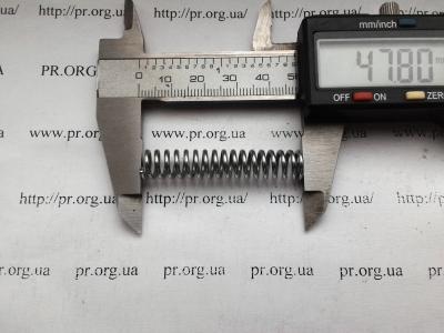 Пружина сжатия 1,4 х 9 х 47,8 (Артикул: S4306)