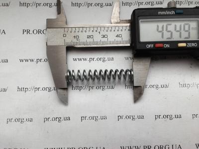Пружина сжатия 1,4 х 8,4 х 45,5 (Артикул: S4310)