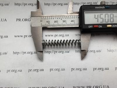 Пружина сжатия 1,4 х 8,3 х 45 (Артикул: S4311)