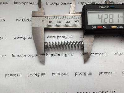 Пружина сжатия 1,4 х 8,2 х 42,8 (Артикул: S4312)