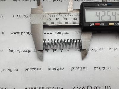 Пружина сжатия 1,4 х 8,8 х 42,5 (Артикул: S4314)