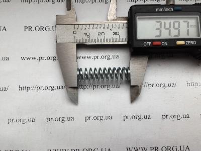 Пружина стиснення 1,4 х 9,2 х 35 (Артикул: S4319)