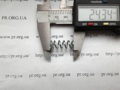 Пружина сжатия 1,4 х 9,8 х 24 (Артикул: S4327)