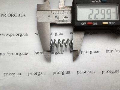 Пружина стиснення 1,4 х 9,8 х 23 (Артикул: S4330)