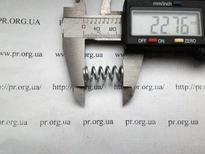 Пружина сжатия 1,4 х 9,8 х 22,7 (Артикул: S4331)