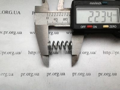 Пружина сжатия 1,4 х 9,8 х 22 (Артикул: S4332)