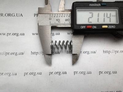 Пружина сжатия 1,4 х 9,8 х 21 (Артикул: S4333)