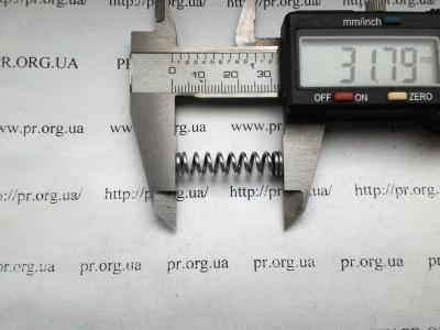 Пружина сжатия 1,2 х 7,3 х 31,5 (Артикул: S4340)