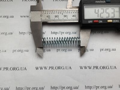 Пружина сжатия 1,2 х 9,4 х 42,5 (Артикул: S4343)