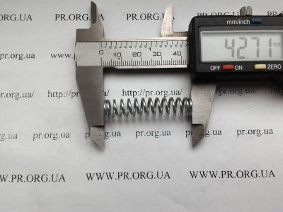 Пружина сжатия 1,2 х 9,4 х 42,7 (Артикул: S4344)