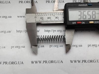 Пружина сжатия 1,2 х 8 х 36,5 (Артикул: S4351)