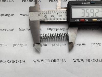 Пружина стиснення 1,2 х 8 х 36 (Артикул: S4352)