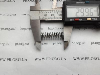 Пружина стиснення 1,2 х 8 х 30 (Артикул: S4353)