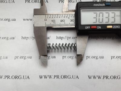 Пружина стиснення 1,2 х 7,4 х 30 (Артикул: S4354)