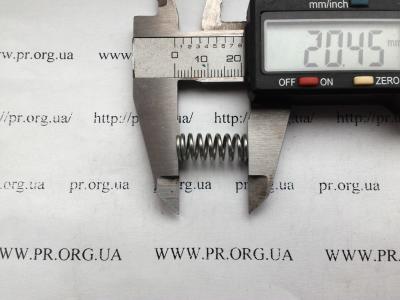 Пружина сжатия 1,2 х 8,2 х 20,5 (Артикул: S4357)