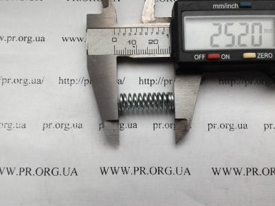 Пружина сжатия 1,2 х 7,9 х 25 (Артикул: S4358)