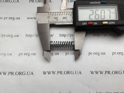 Пружина стиснення 1,2 х 8 х 26 (Артикул: S4359)