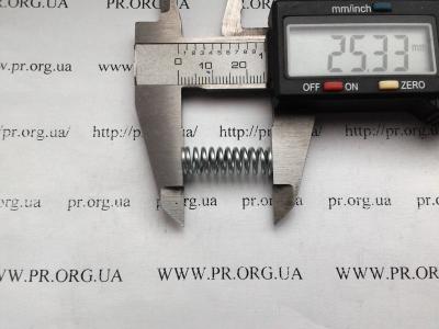 Пружина сжатия 1,2 х 8 х 25,2 (Артикул: S4362)