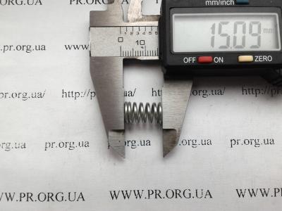 Пружина сжатия 1,2 х 8,6 х 15 (Артикул: S4369)