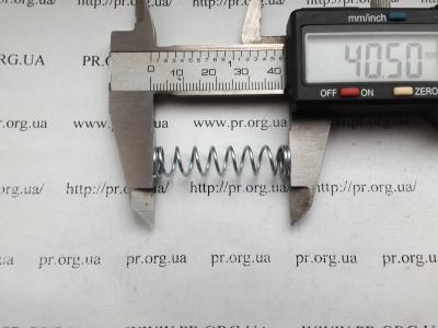 Пружина стиснення 1 х 9,2 х 40,5 (Артикул: S4372)