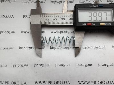 Пружина стиснення 1 х 9,2 х 40 (Артикул: S4373)