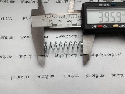 Пружина стиснення 1 х 8,8 х 39,5 (Артикул: S4375)