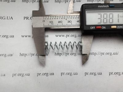 Пружина стиснення 1 х 8,8 х 39 (Артикул: S4376)