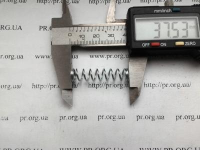 Пружина стиснення 1 х 8,4 х 37,5 (Артикул: S4381)