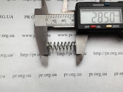 Пружина стиснення 1 х 9 х 28,5 (Артикул: S4384)