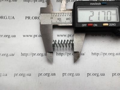 Пружина сжатия 1 х 9 х 22 (Артикул: S4386)