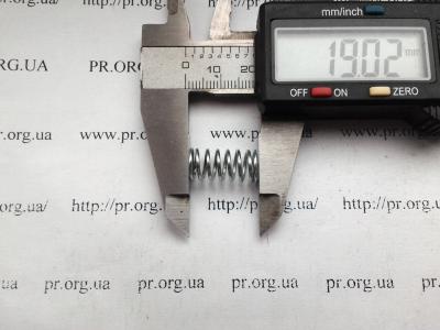 Пружина стиснення 1 х 9 х 19 (Артикул: S4389)